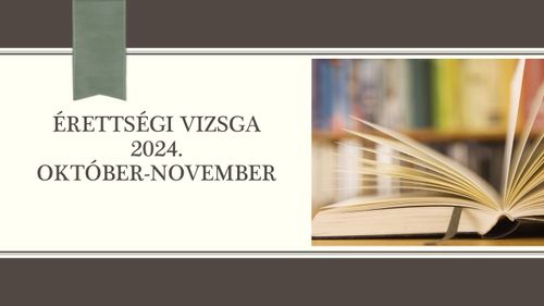 2024. október-novemberi érettségi vizsga